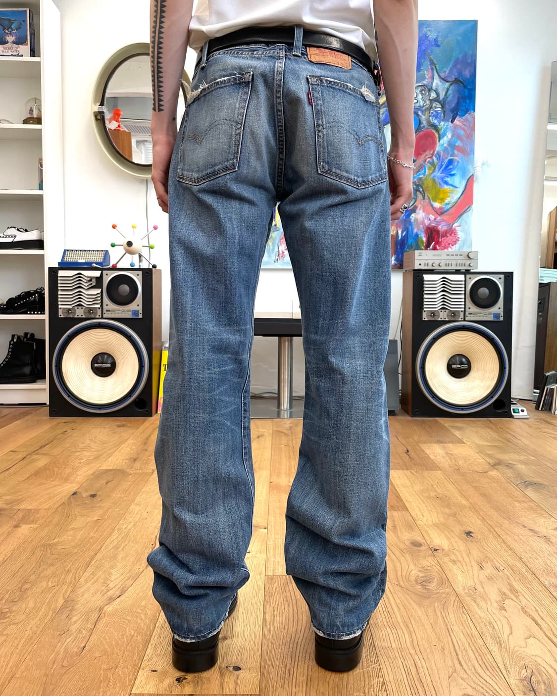 [32] LVC 패치워크 데님 팬츠 상품이미지5