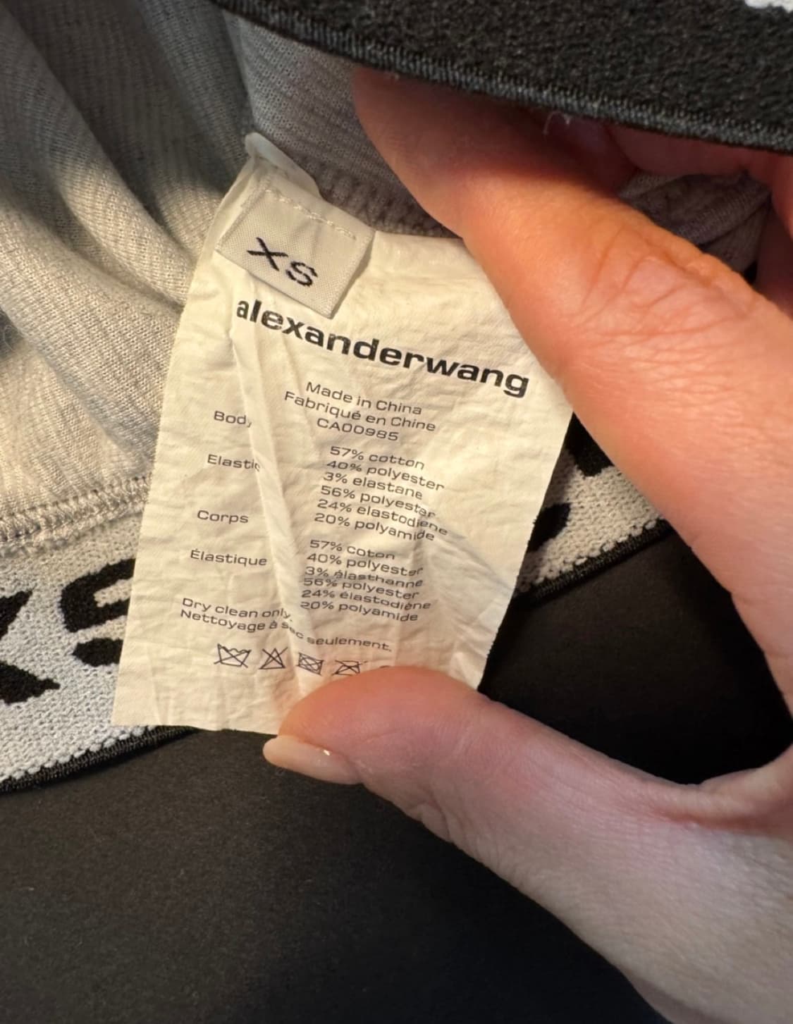 알렉산더왕 크롭후디 상품이미지2