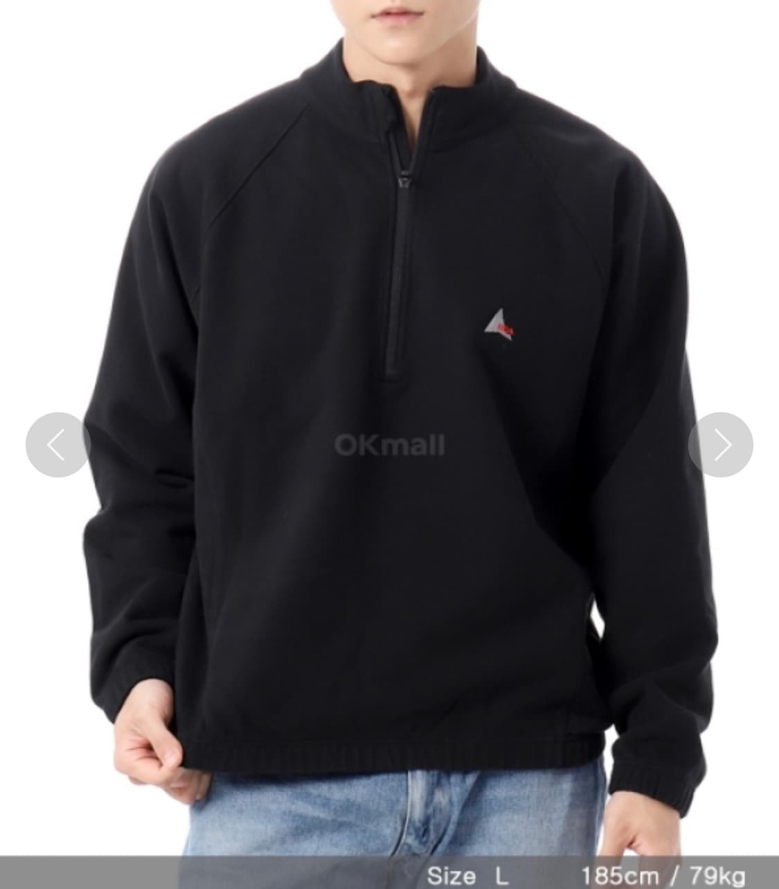 로아 하이킹 하프 집업 맨투맨 상품이미지2