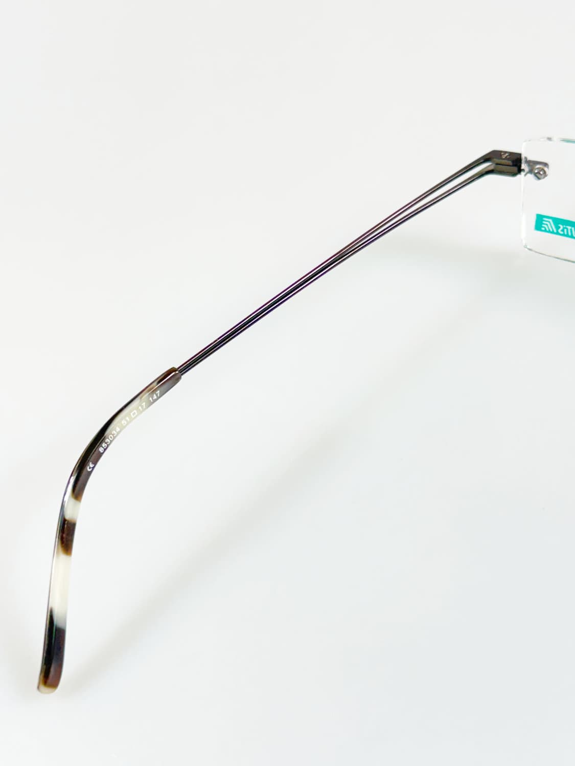 90s FUTIS 무테 스퀘어 프레임 빈티지 안경 상품이미지7