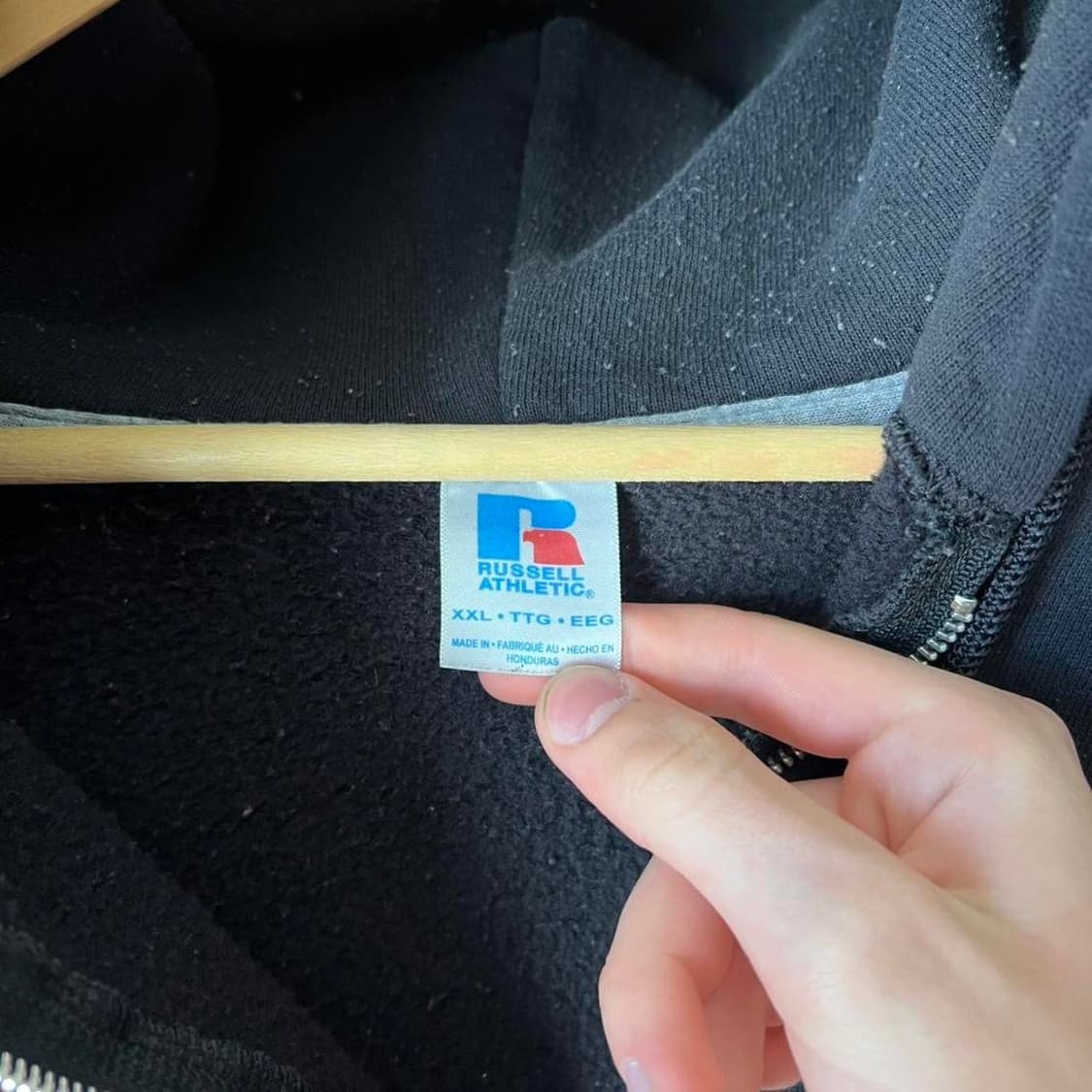 러셀 애슬레틱 빈티지 후드 집업 상품이미지3