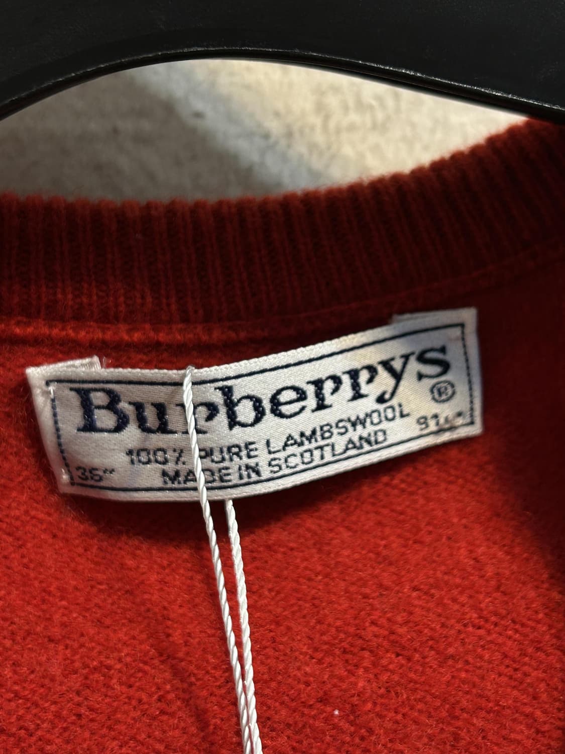 버버리 램스울 브이넥 니트 상품이미지6