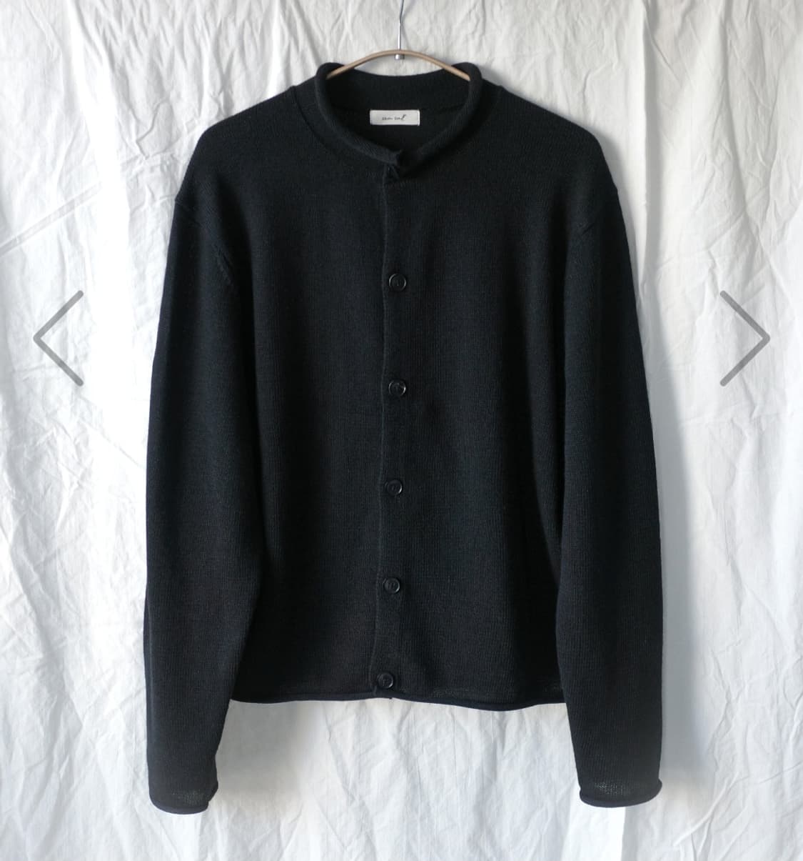 (구매) 씨솔트 루프 햄 가디건 블랙 4사이즈 상품이미지1