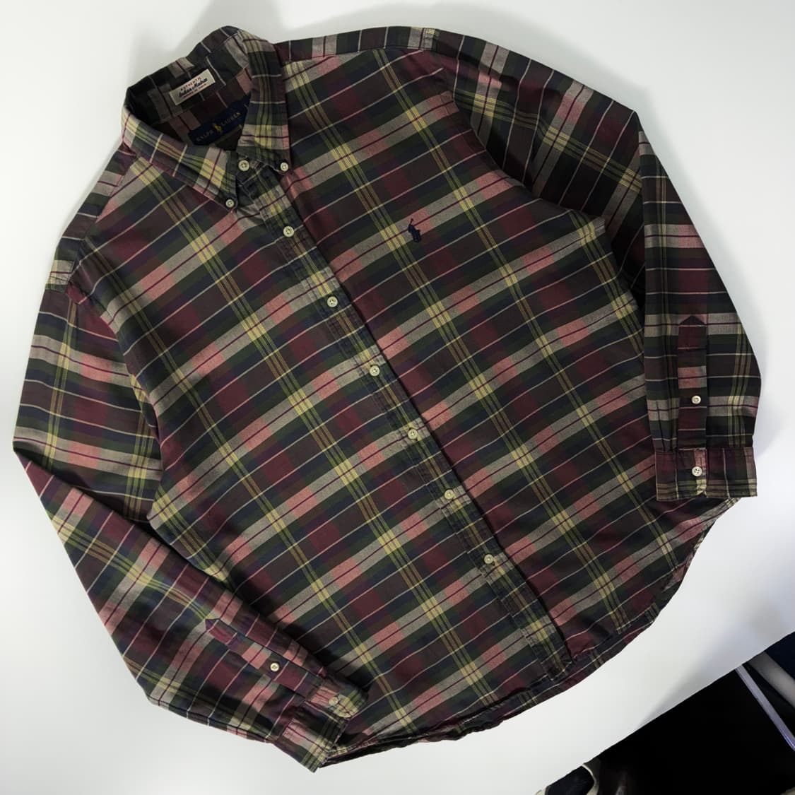 Polo  폴로 랄프로렌 자수 코튼 타탄체크 셔츠 상품이미지2