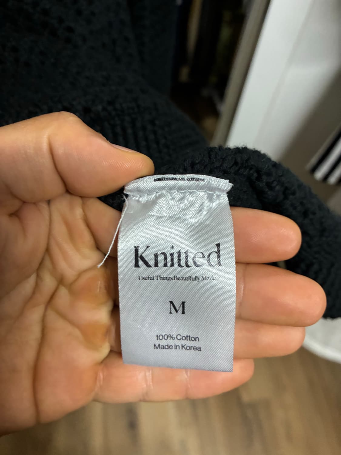 [새상품] 니티드 Knitted 매쉬 니트 상품이미지3