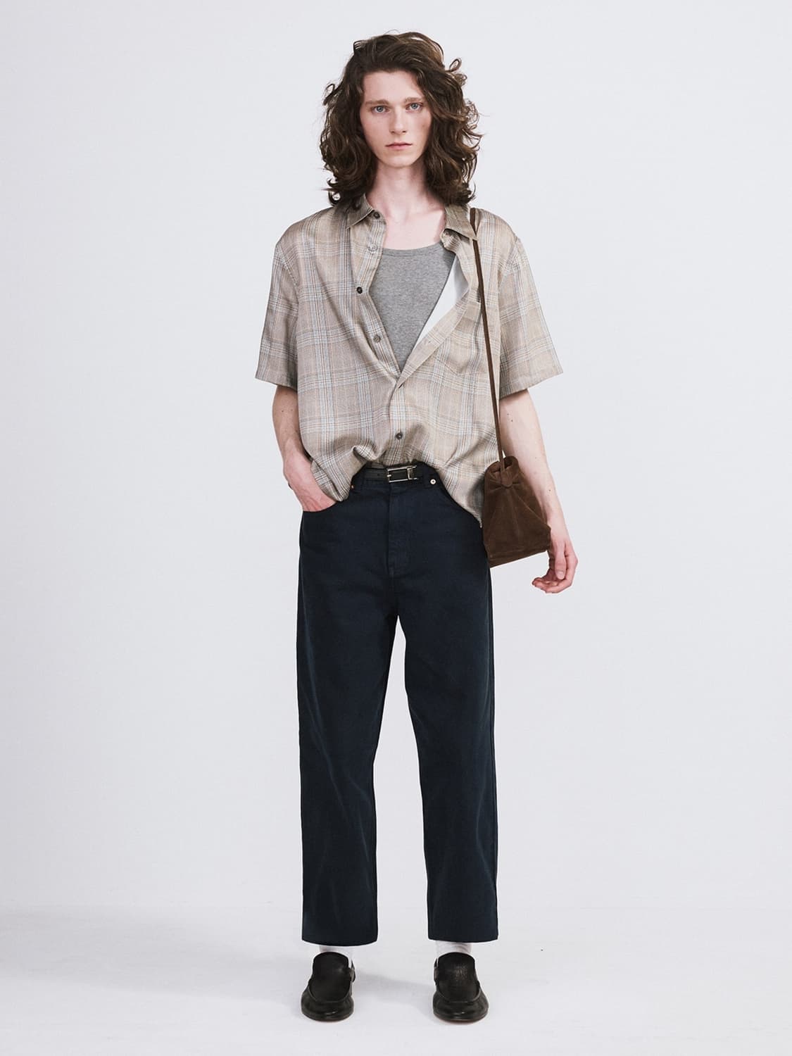 렉토 26SS 레귤러핏 데님 팬츠 인디고 네이비 상품이미지1