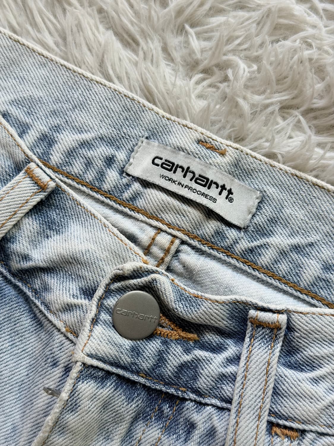 녹슨 팬츠 (Carhartt WIP Noxon Pant) - 라이트 블루 상품이미지4