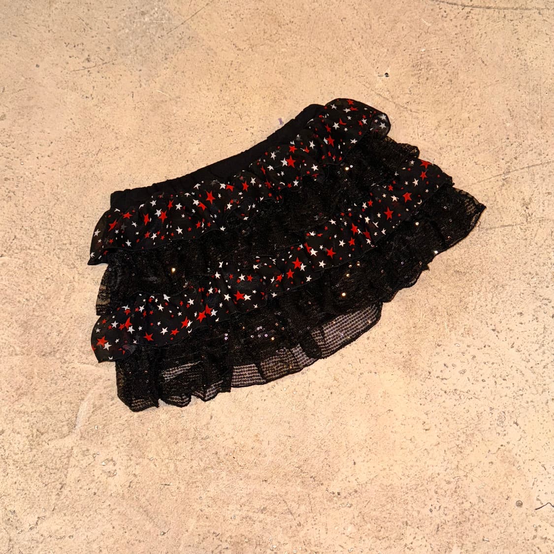 스팽글 포인트 캉캉스커트 상품이미지1