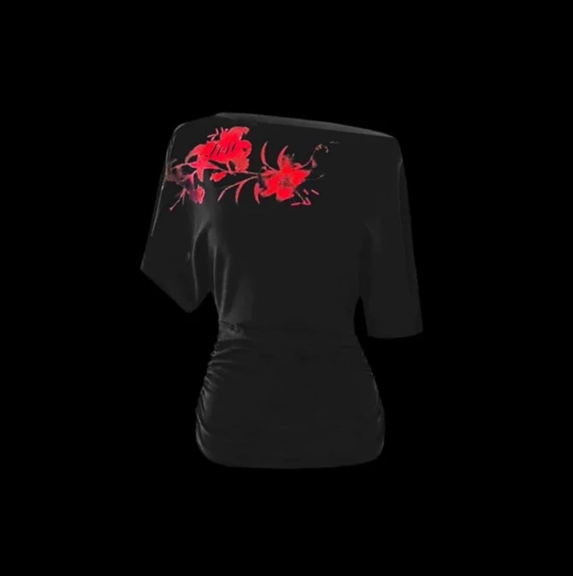 Toh 벨라 셔링 오프숄더 반팔티 상품이미지2