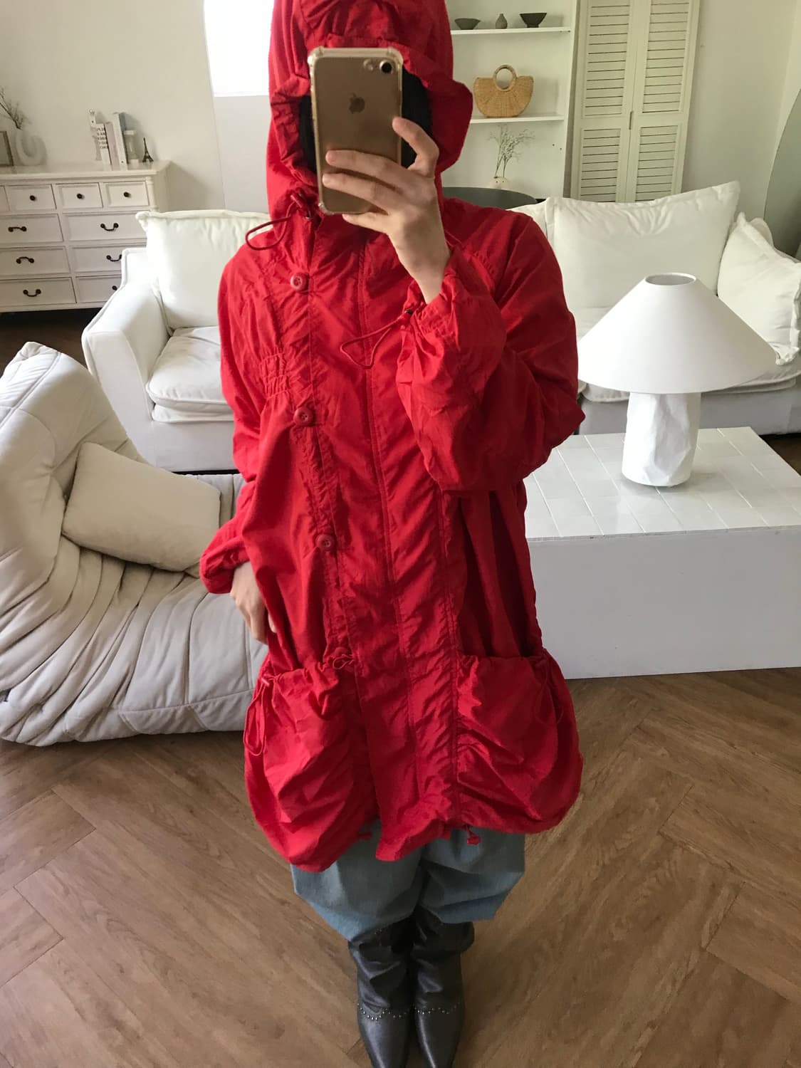 vintage red hood jumper 상품이미지7