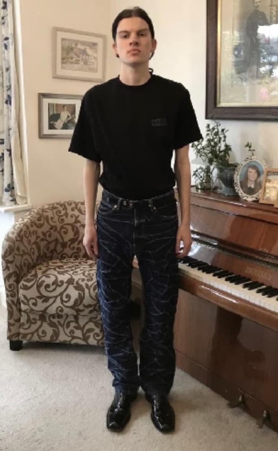 Martine rose 크링클 진 상품이미지1