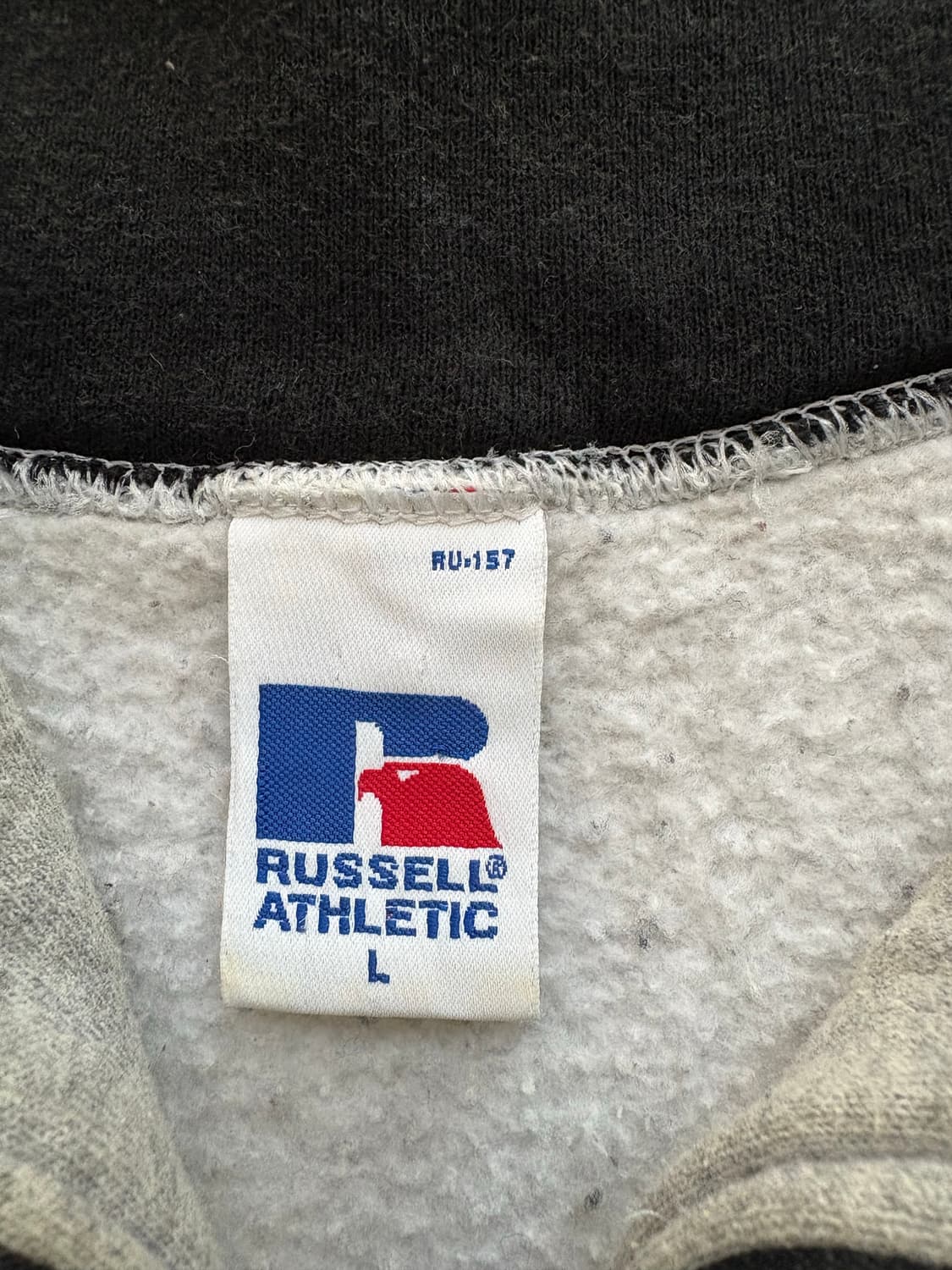 90's Russell USA Quarter Zip Sweatshirt. 상품이미지7