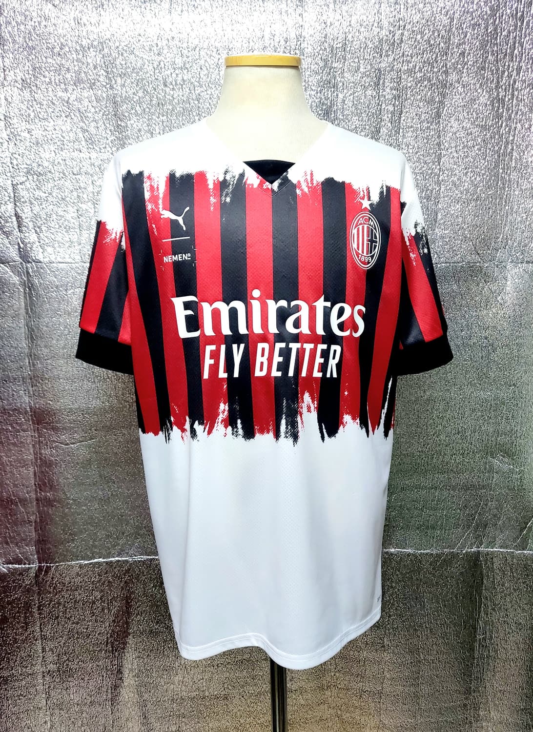 ♤필독♤ 21/22 AC밀란 X NEMEN 홈 L <한정판 새상품> 상품이미지1
