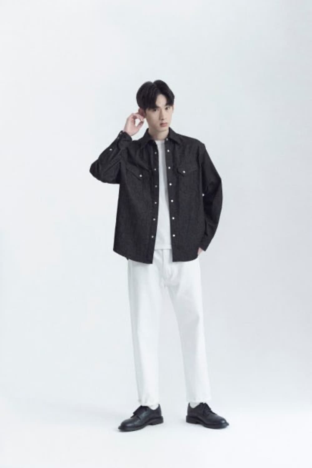 홈그로운서플라이(HGS) 데님 셔츠, S 상품이미지5