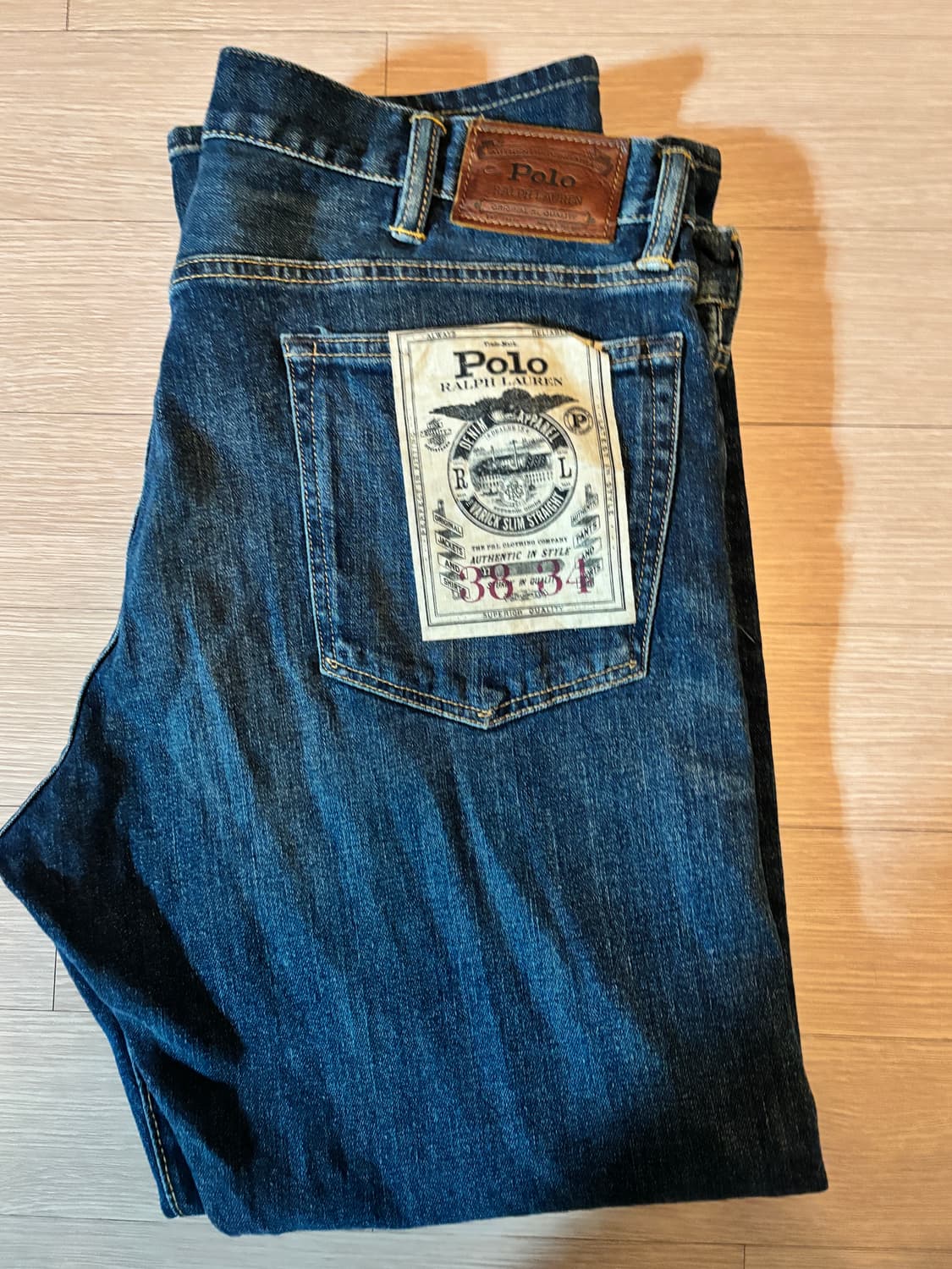 폴로 랄프로렌 에이버릭 슬림 스트레이트 데님 38 상품이미지4