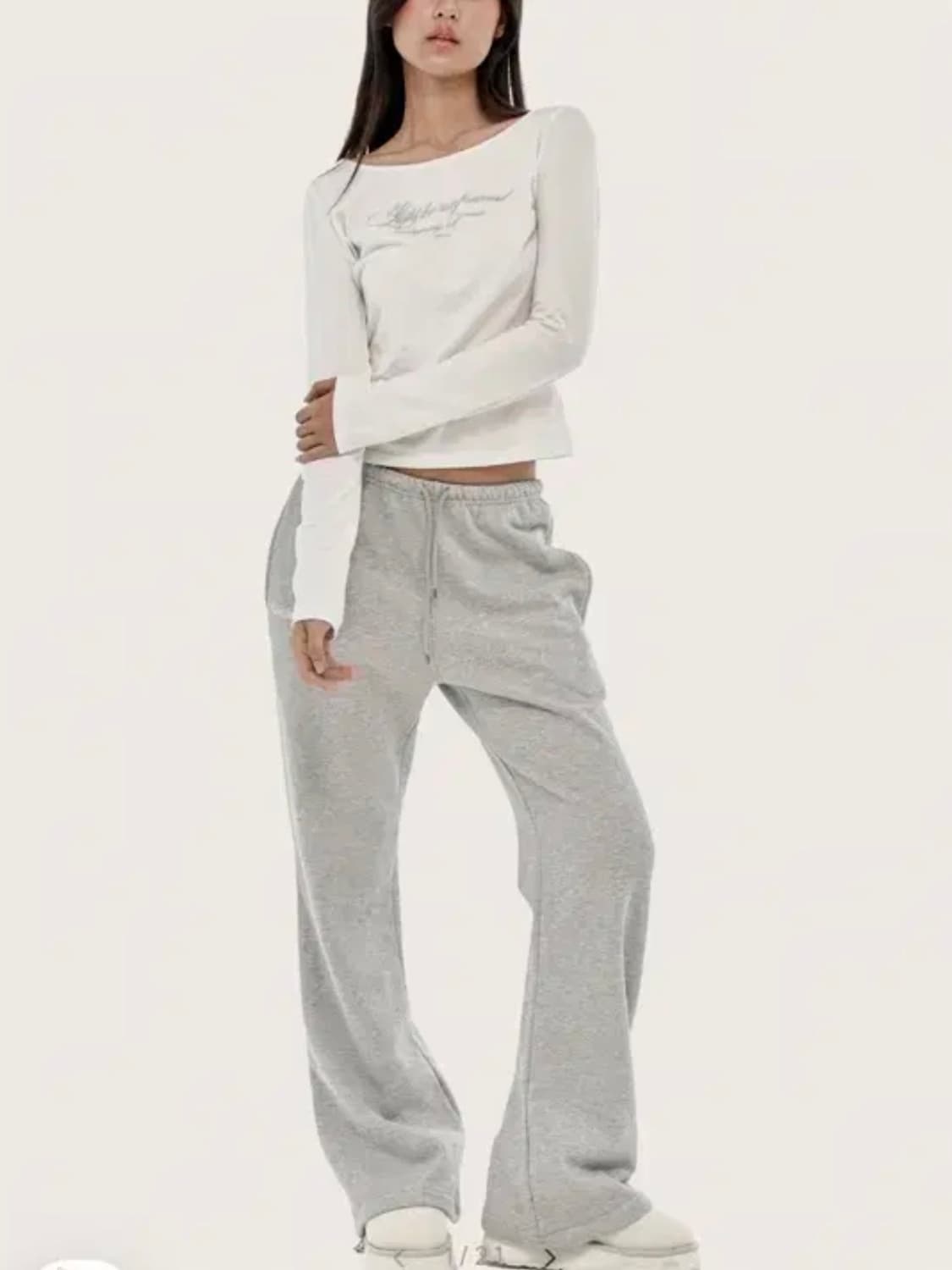 클리시어 kleesier string two-way pants gray 상품이미지1