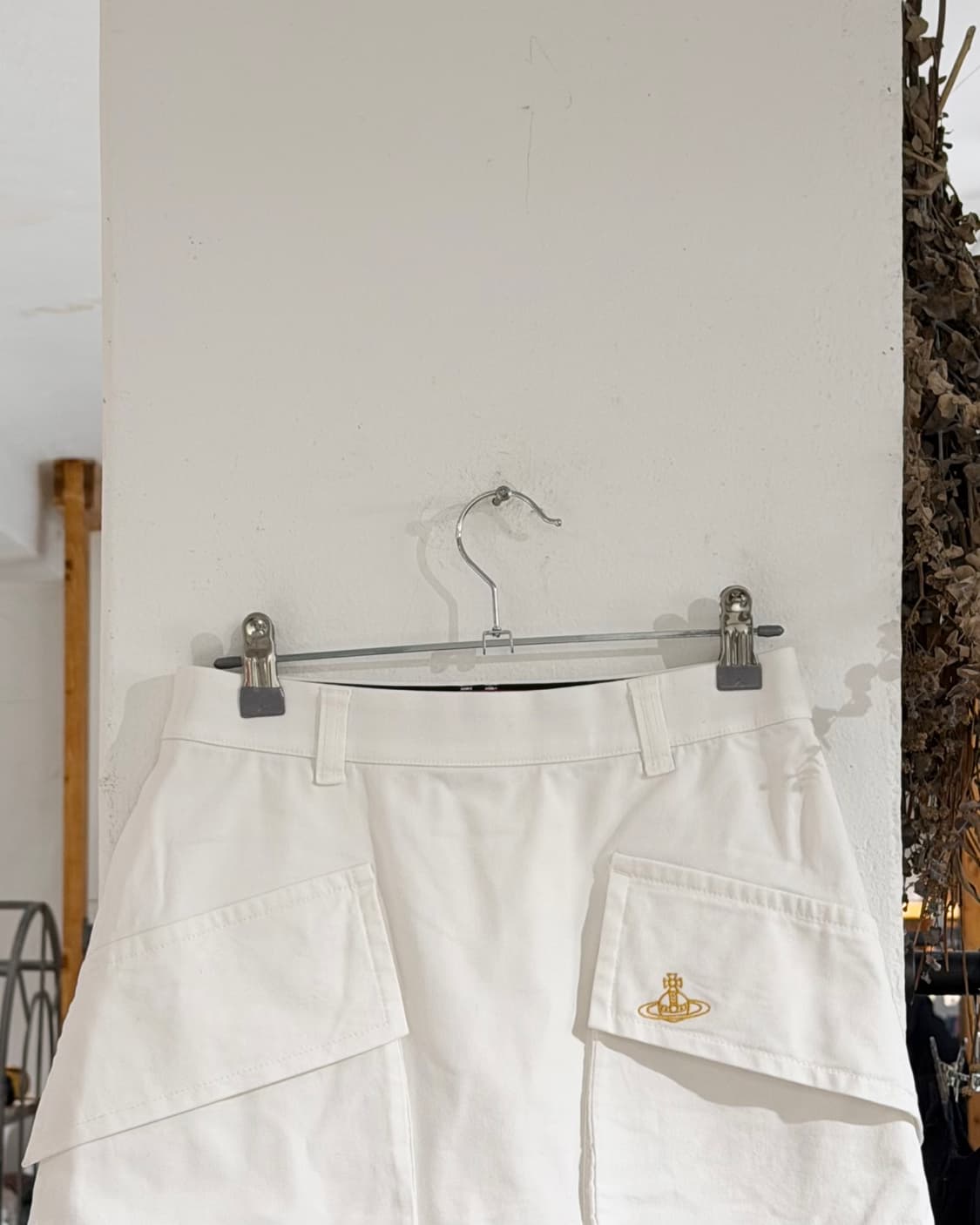 비비안 웨스트우드 화이트 앵글로매니아 골프 미니 스커트 상품이미지2