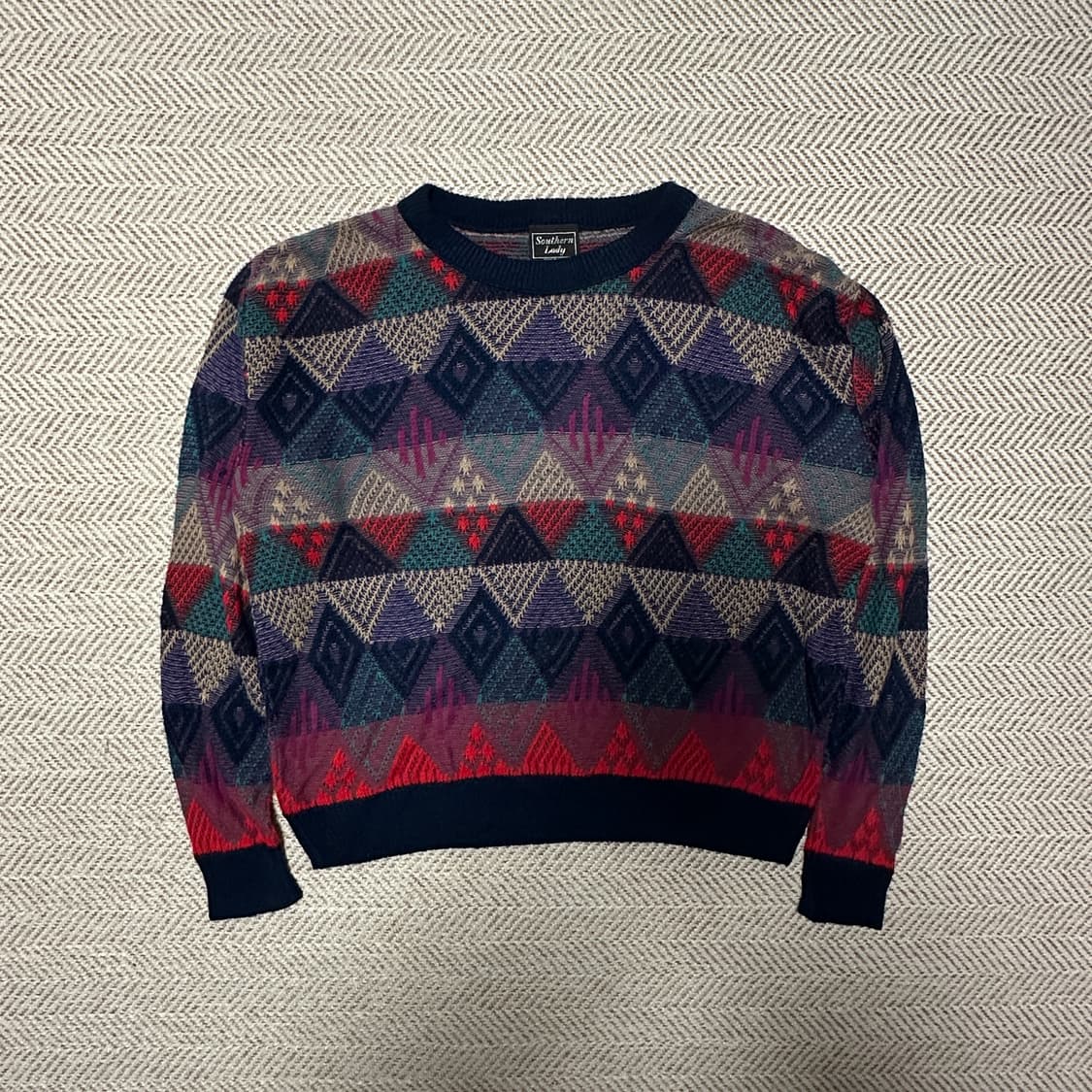 VINTAGE usa made knit sweater 상품이미지1