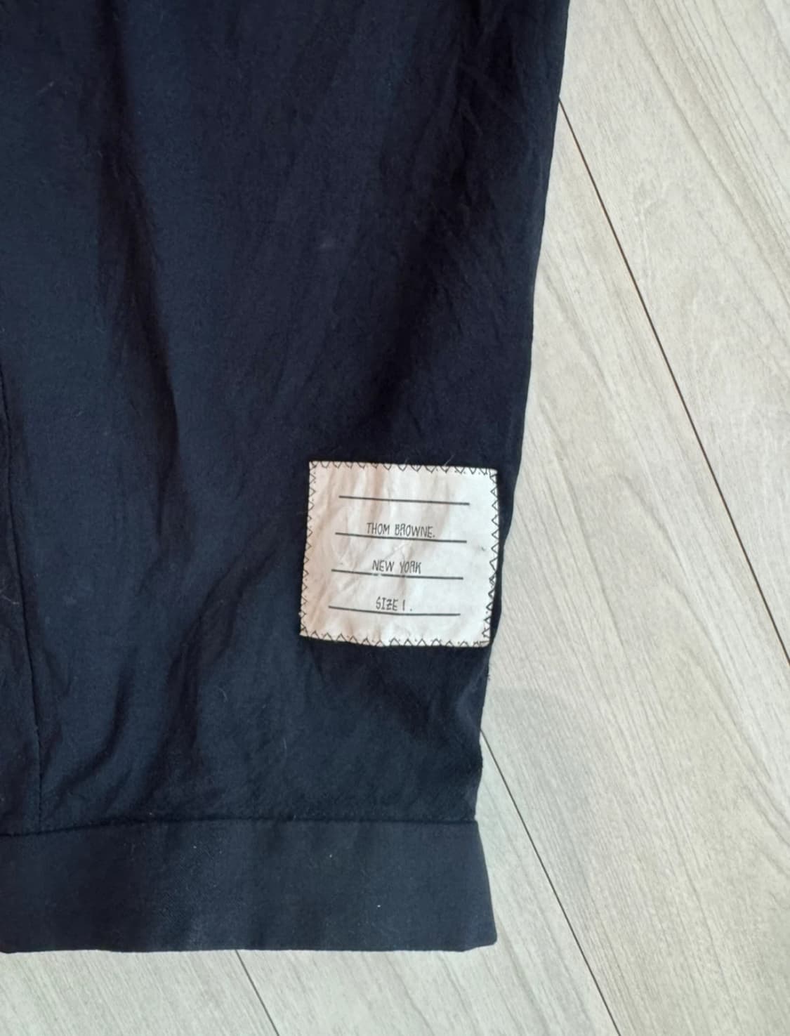 [정품] 톰브라운 플레인 위브 트랙팬츠 1사 상품이미지3