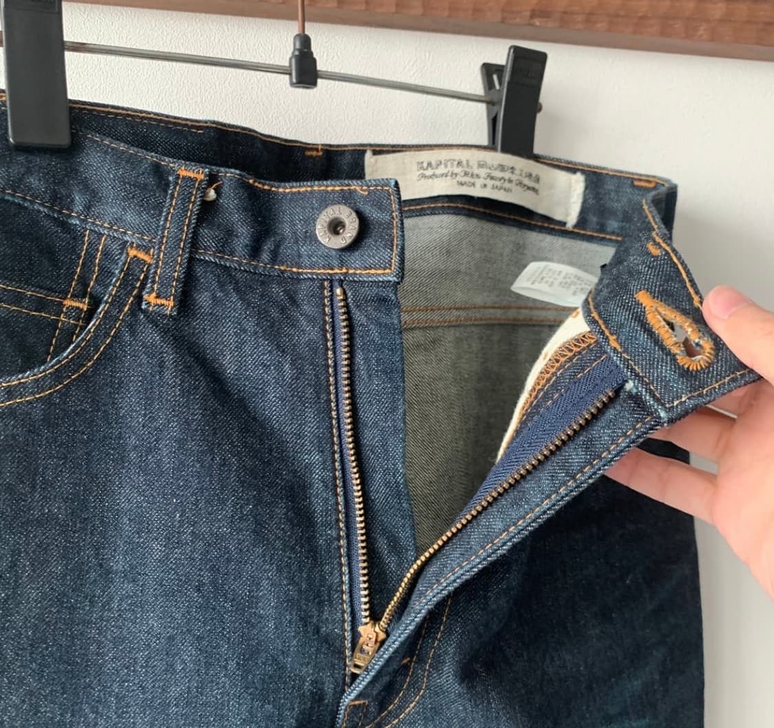 14oz Rat Flare 데님 상품이미지7