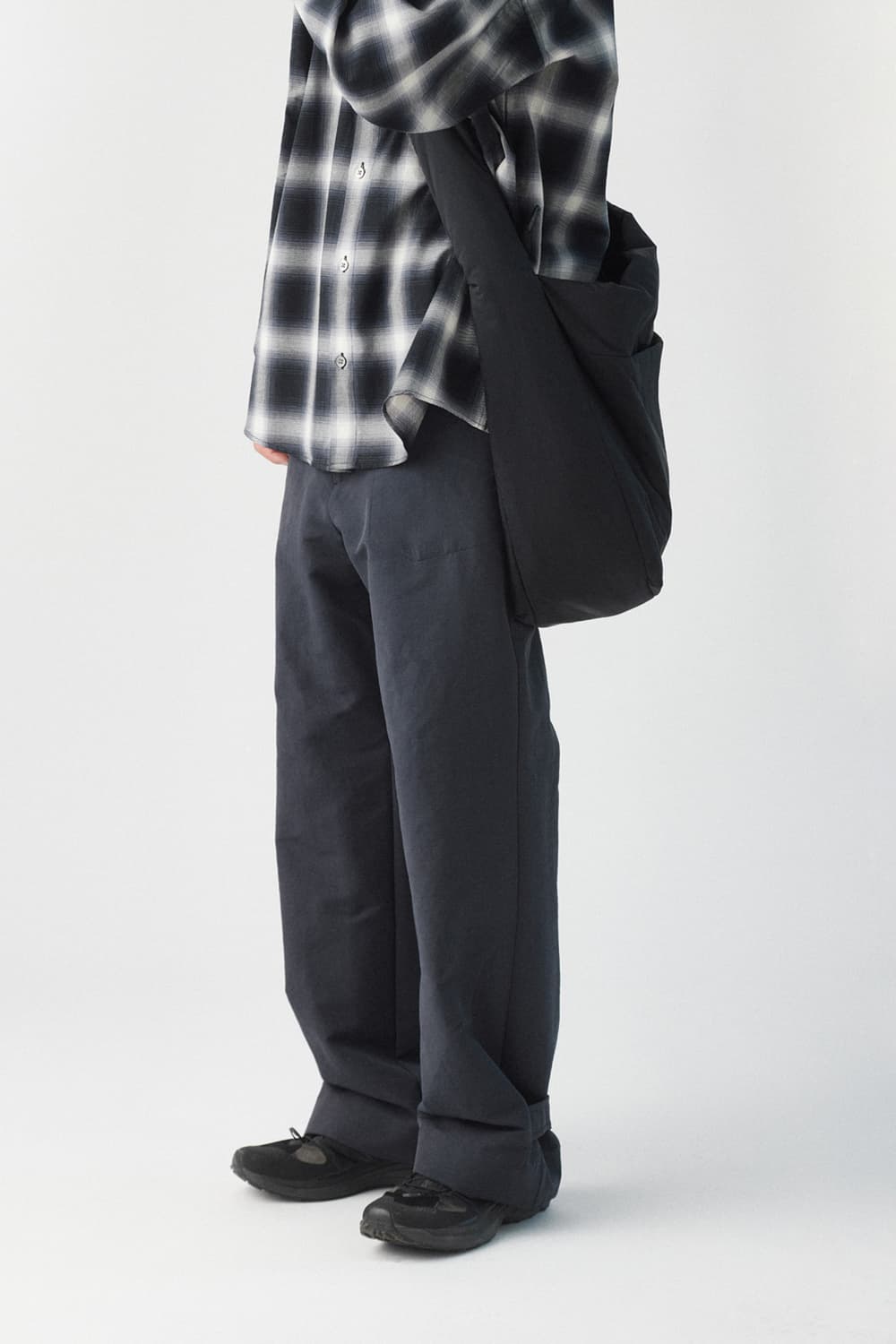 [2] 해칭룸 스냅 팬츠 블루차콜 새상품 상품이미지1