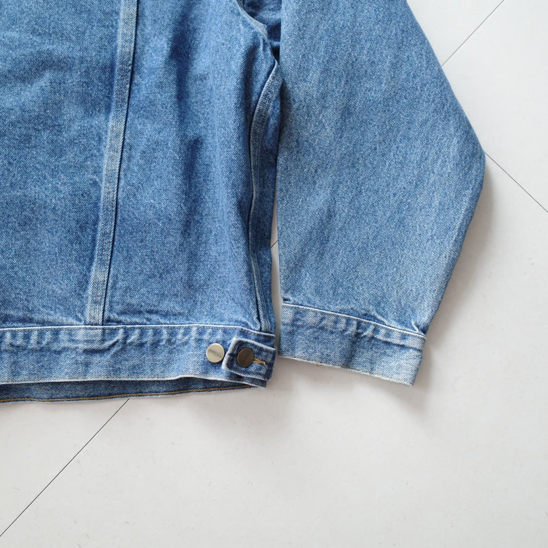 90s 칼하트 MADE in USA 데님 트러커 자켓 XL 상품이미지9