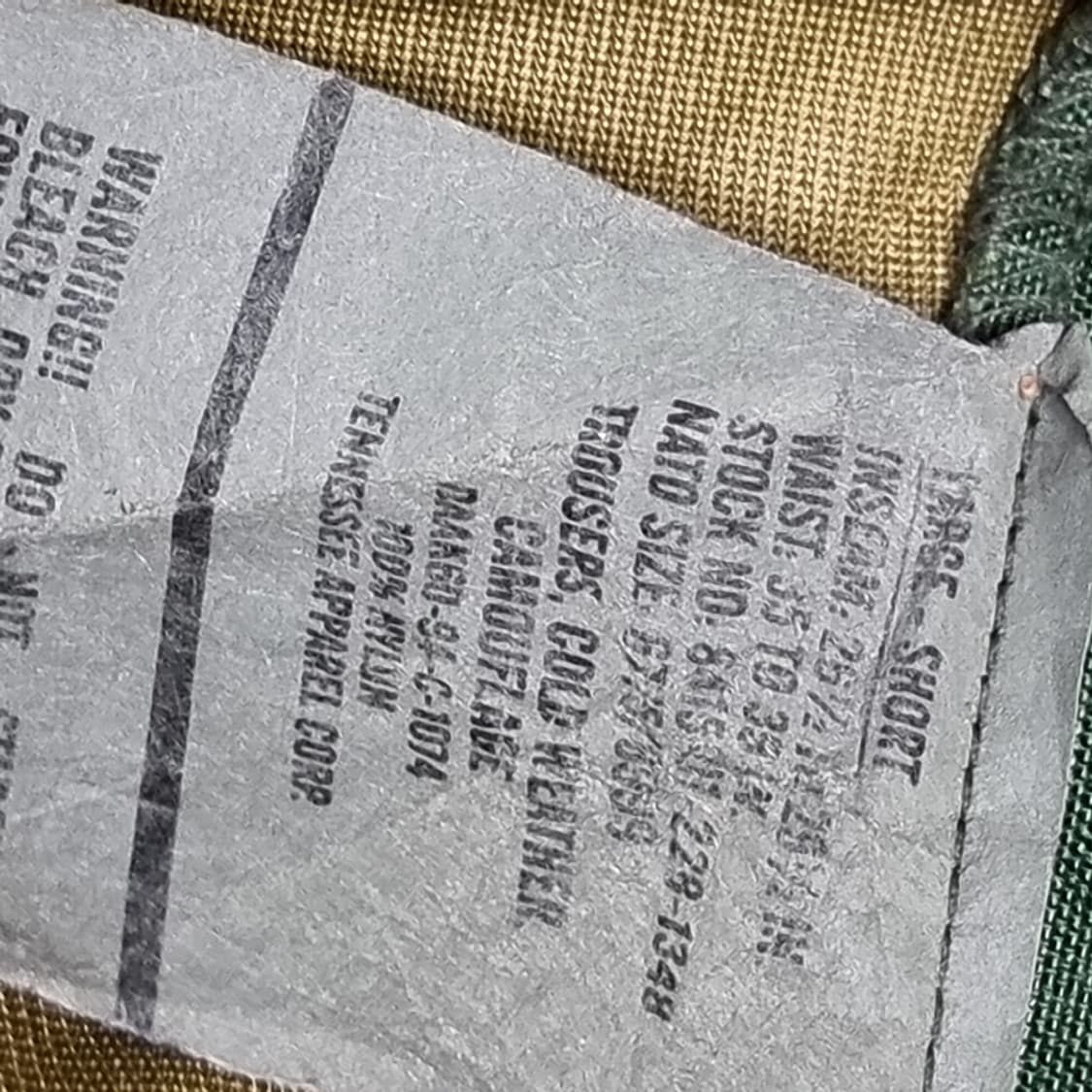 미군 우드랜드 카모 고어텍스 밀리터리 팬츠(라지숏) 상품이미지7