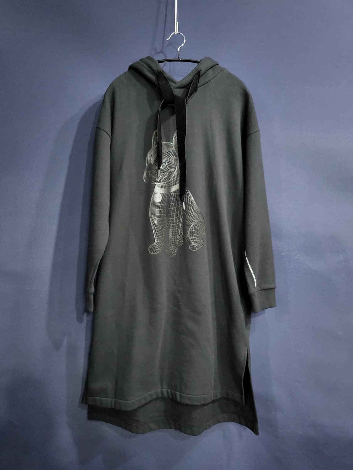 라이프워크 후드 기모 롱 원피스 상품이미지1