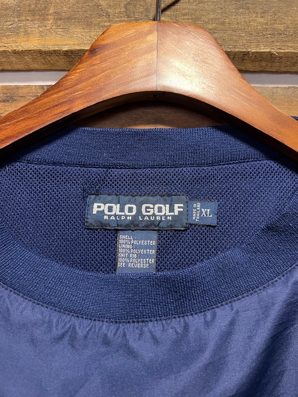 [XL]폴로 랄프로렌 골프 네이비 나일론 웜업 상품이미지2