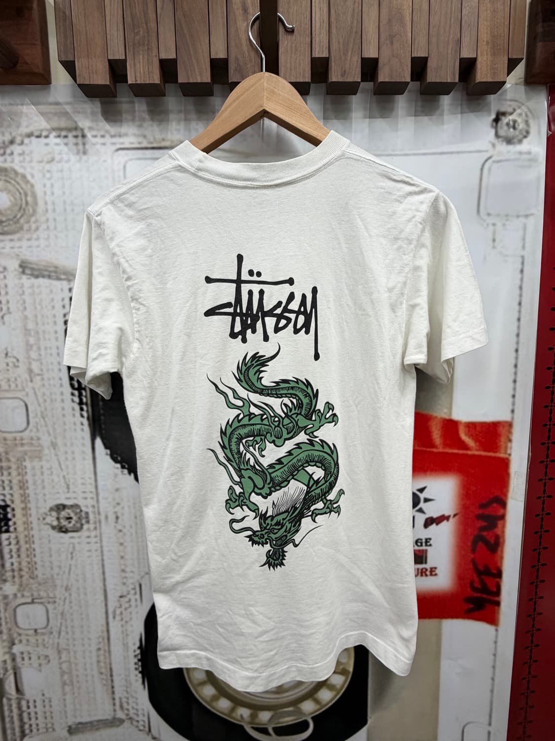 90s stussy bootleg drgon T 스투시 부틀렉 상품이미지1