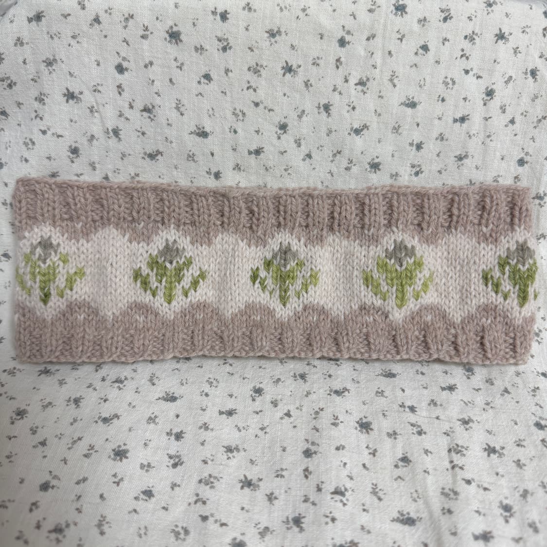 [핸드메이드] 뜨개 자수 헤어밴드 상품이미지1