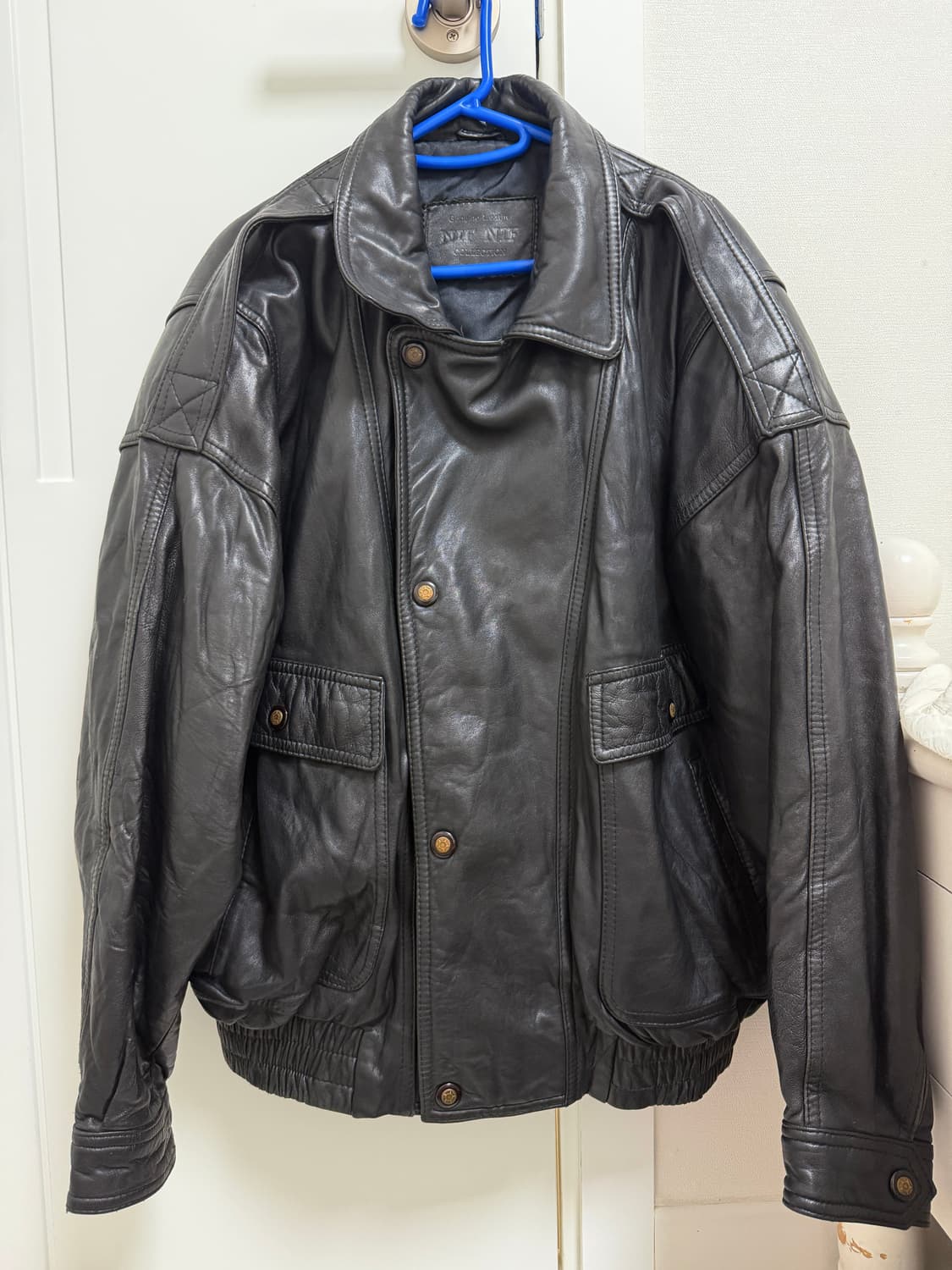 빈티지 양가죽 자켓 오버핏 리얼레더 상품이미지2