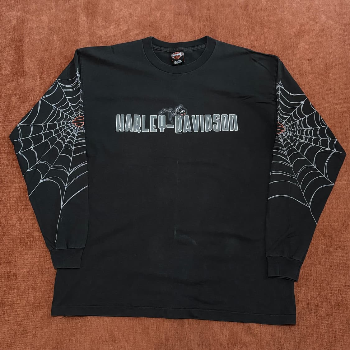 할리데이비슨 스파이더 웹 롱슬리브 XL 상품이미지1
