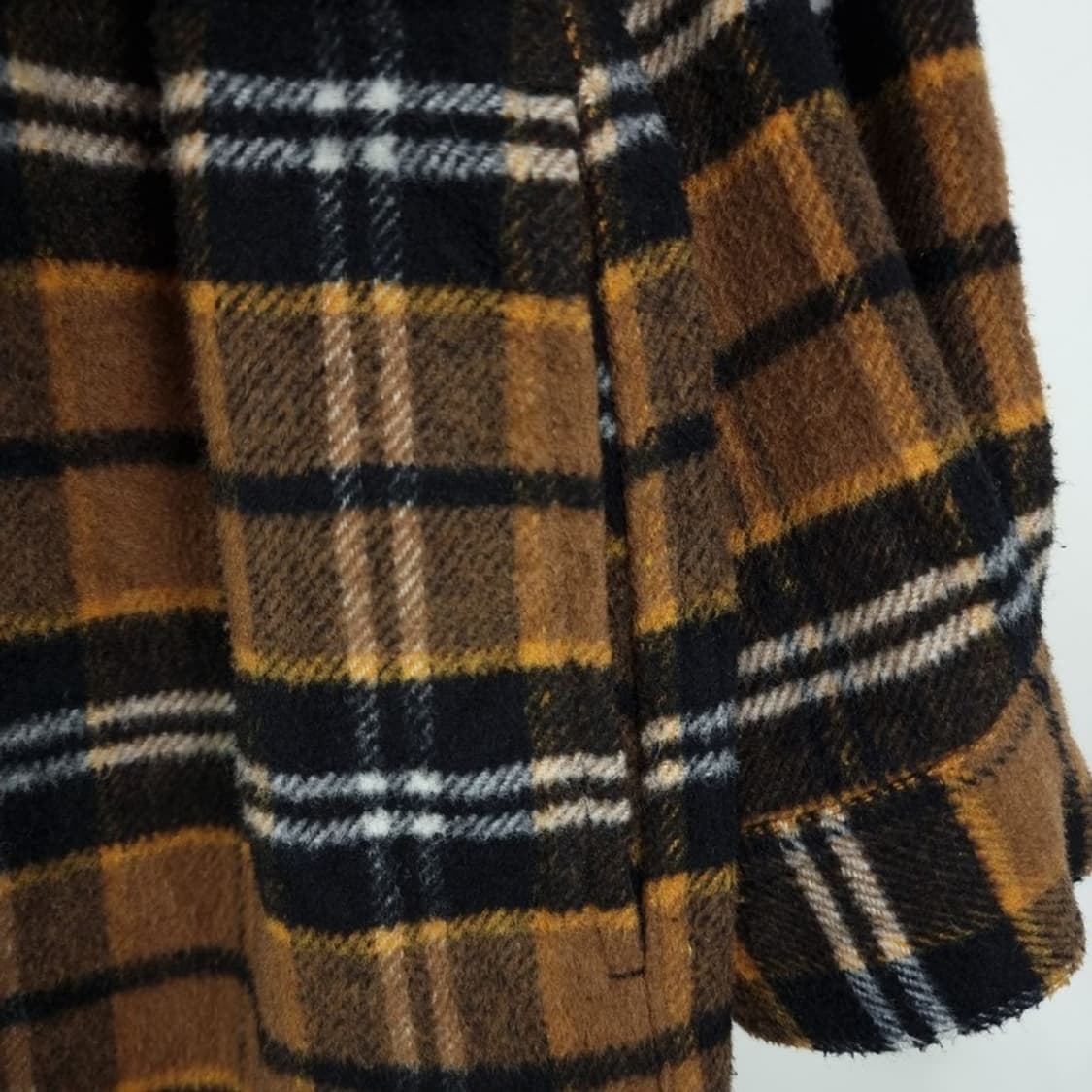 [니코앤드] 오버사이즈 빈티지 플란넬 체크 셔츠 M18310 상품이미지6