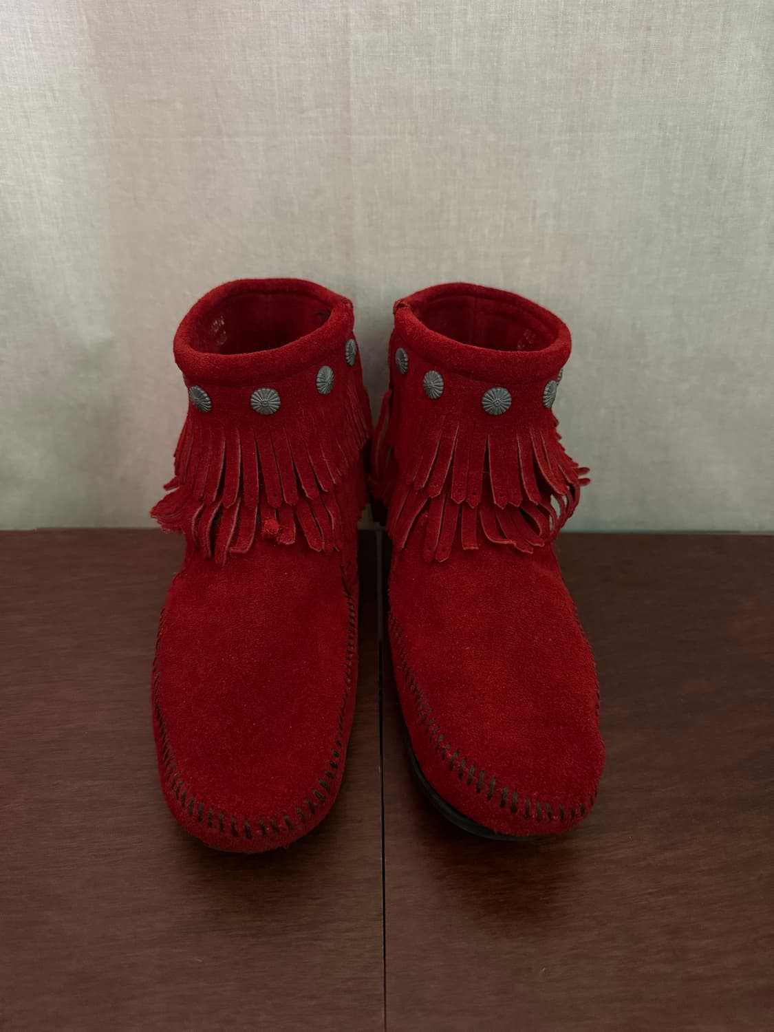 MINNETONKA  fringe suede boots 상품이미지2