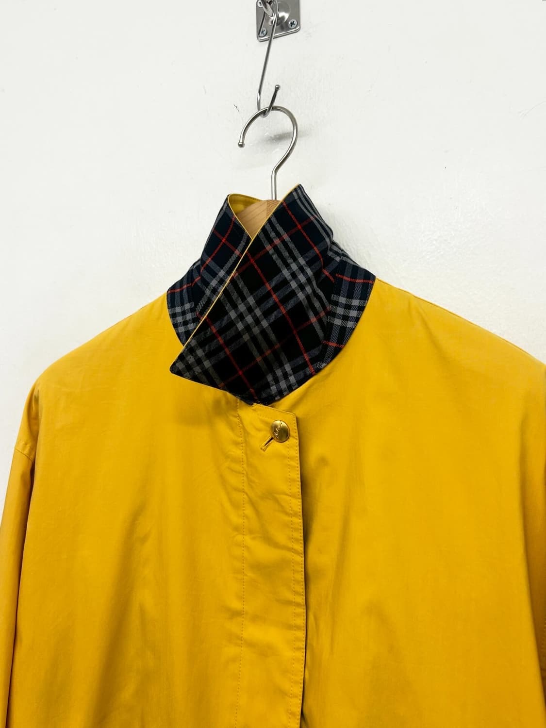 90s JPN 버버리 옐로우 헤링턴 자켓 상품이미지3