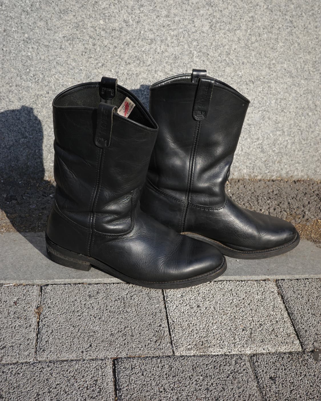 90s Red Wing 블랙 페코스 부츠 상품이미지3