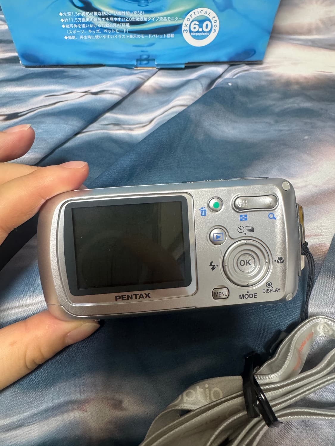 펜탁스 옵티오 wpi 실버 카메라 풀박 🤍✨ 상품이미지3