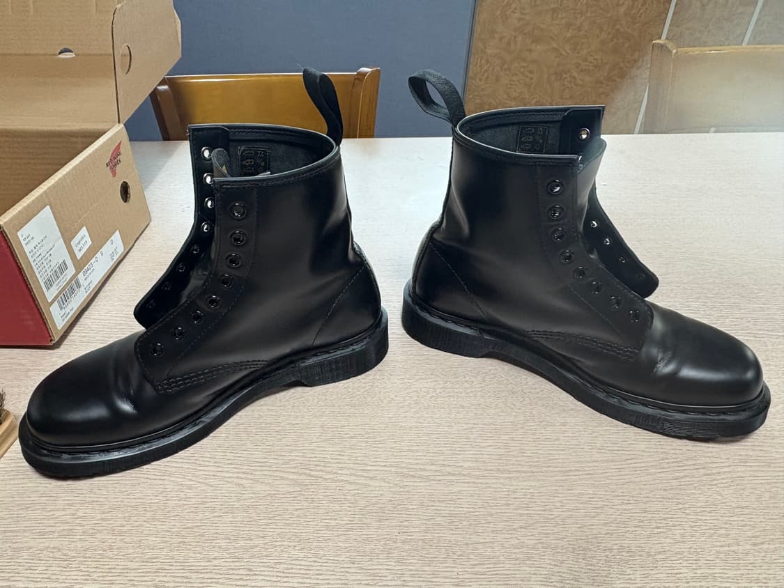 닥터마틴 1460 모노 블랙 부츠 270mm 상품이미지5