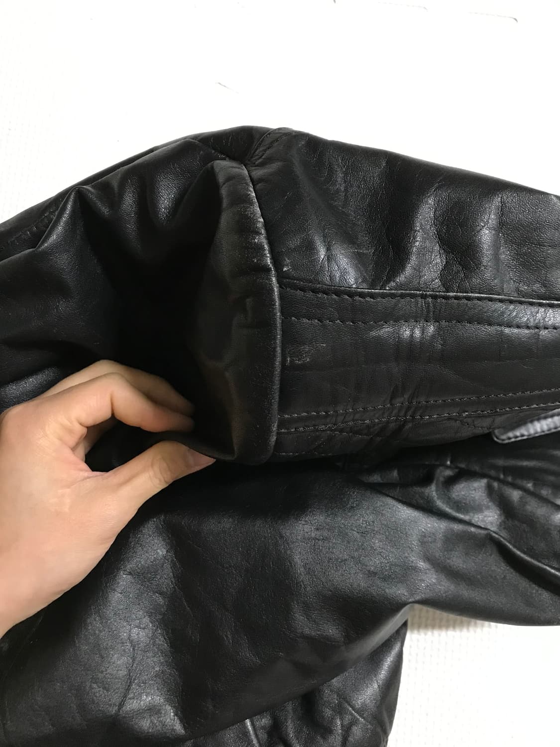 빈티지 레더 자켓 상품이미지7