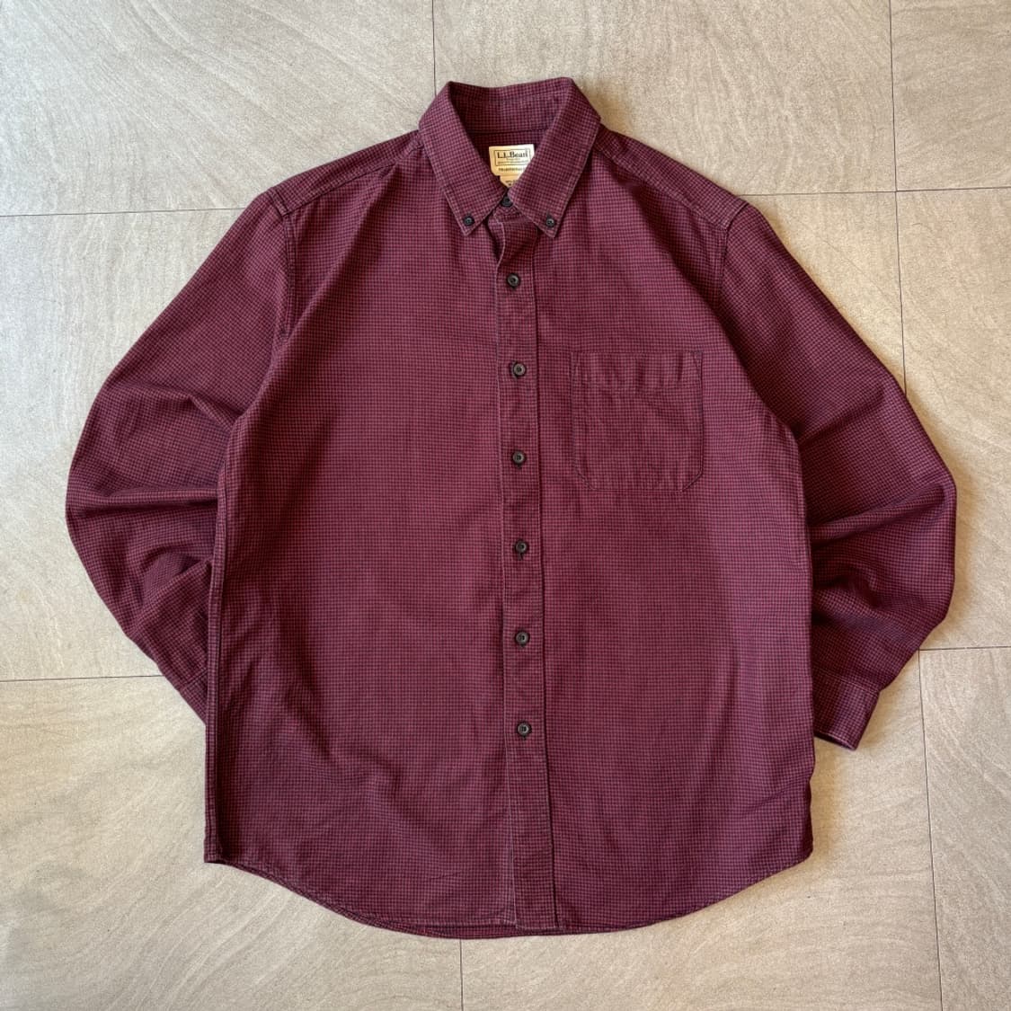 L.L.bean 정품 엘엘빈 체크 코튼 셔츠 상품이미지1