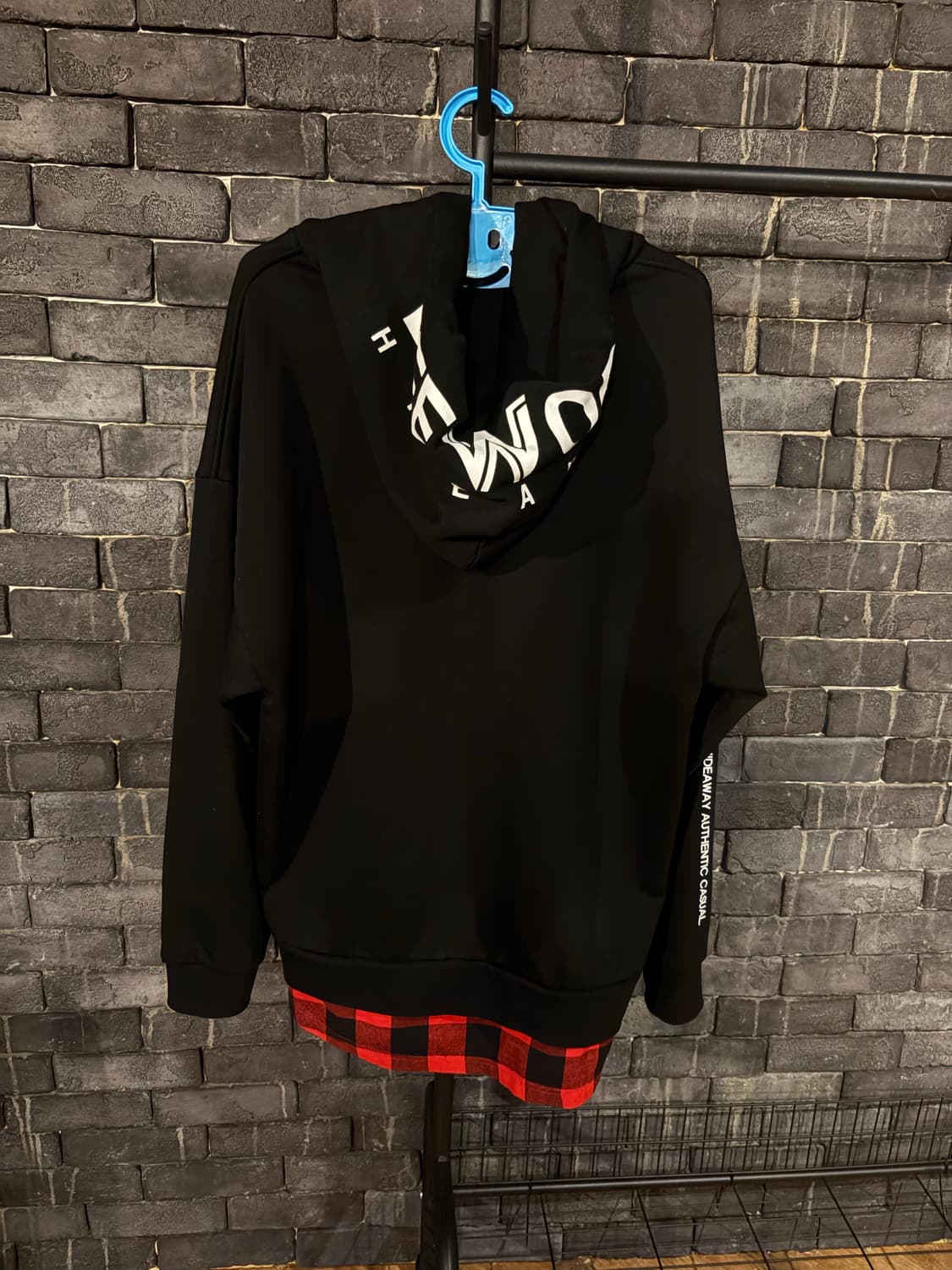 [중고/L] 라이프워크 남성 후드티(블랙) 상품이미지4