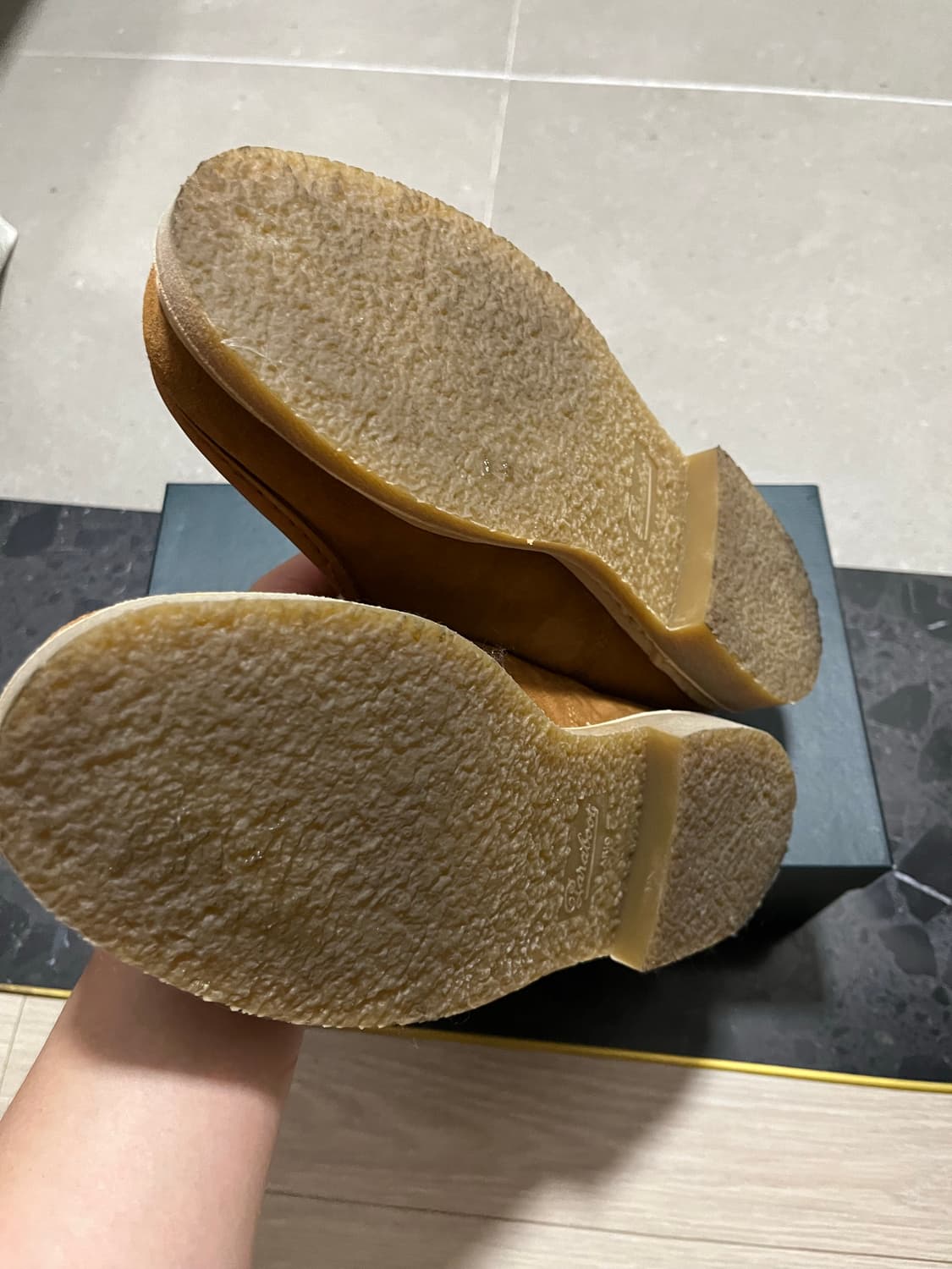 [41.5]파라부트 미카 스웨이드 브라운 위스키 상품이미지5