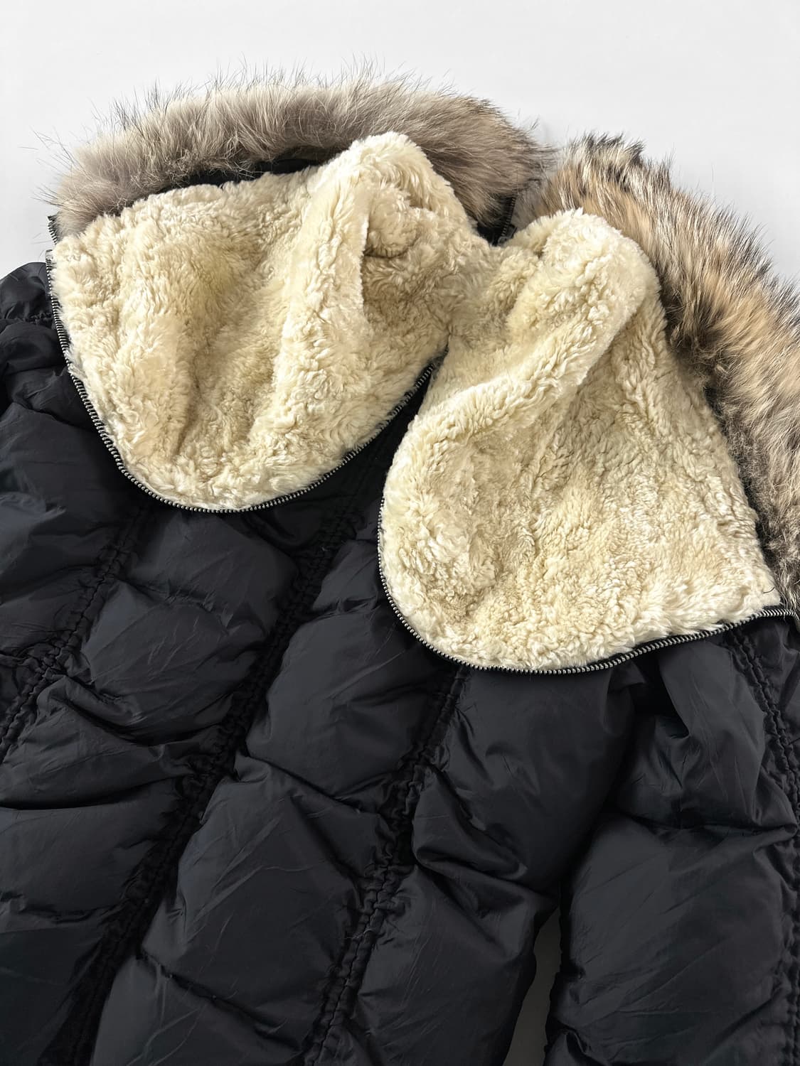 00s 노티카 진스 컴퍼니 셔링 퍼 후드 다운 자켓 상품이미지8