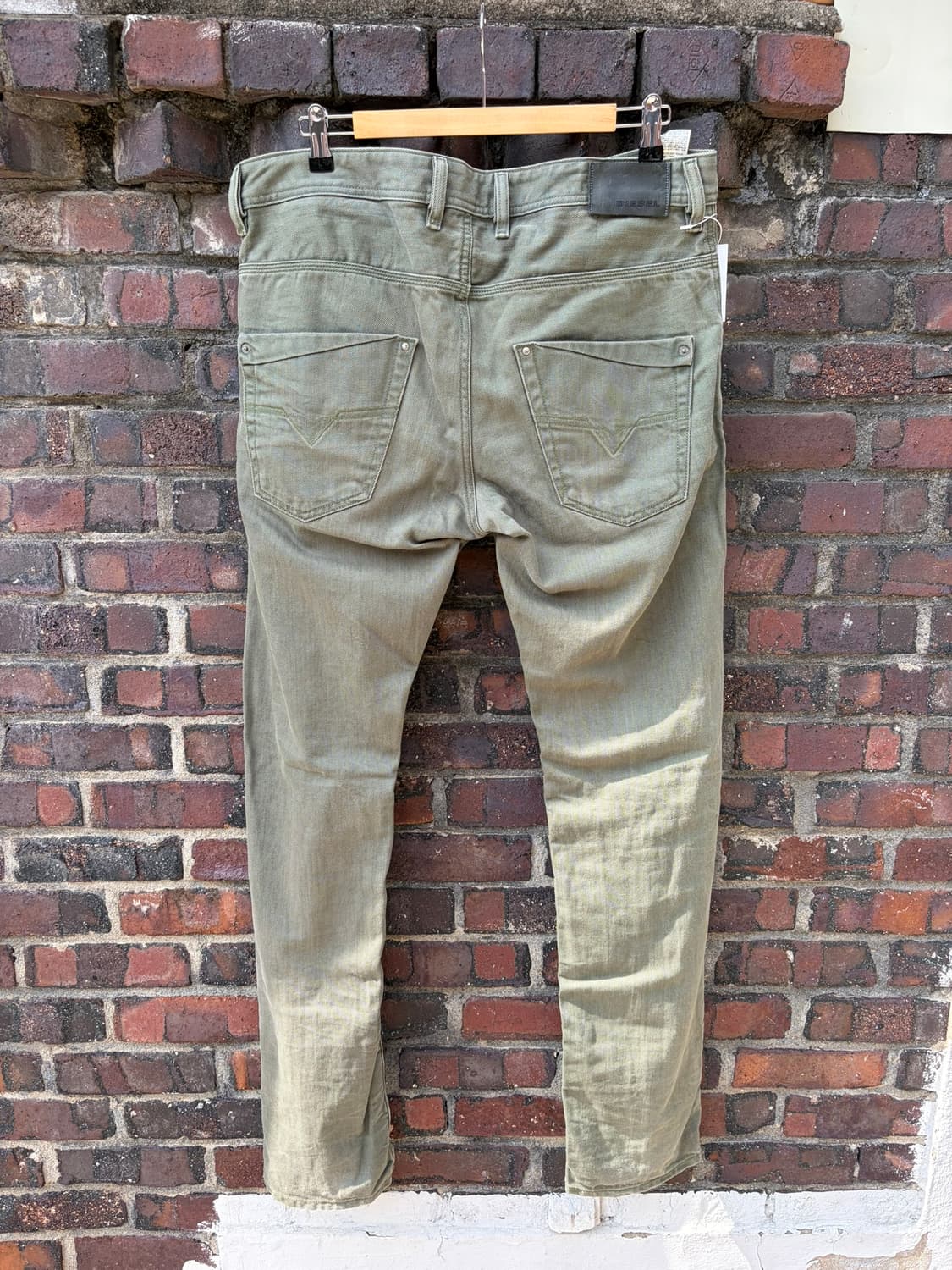 Diesel Krooley 올리브 그린 데님 상품이미지3