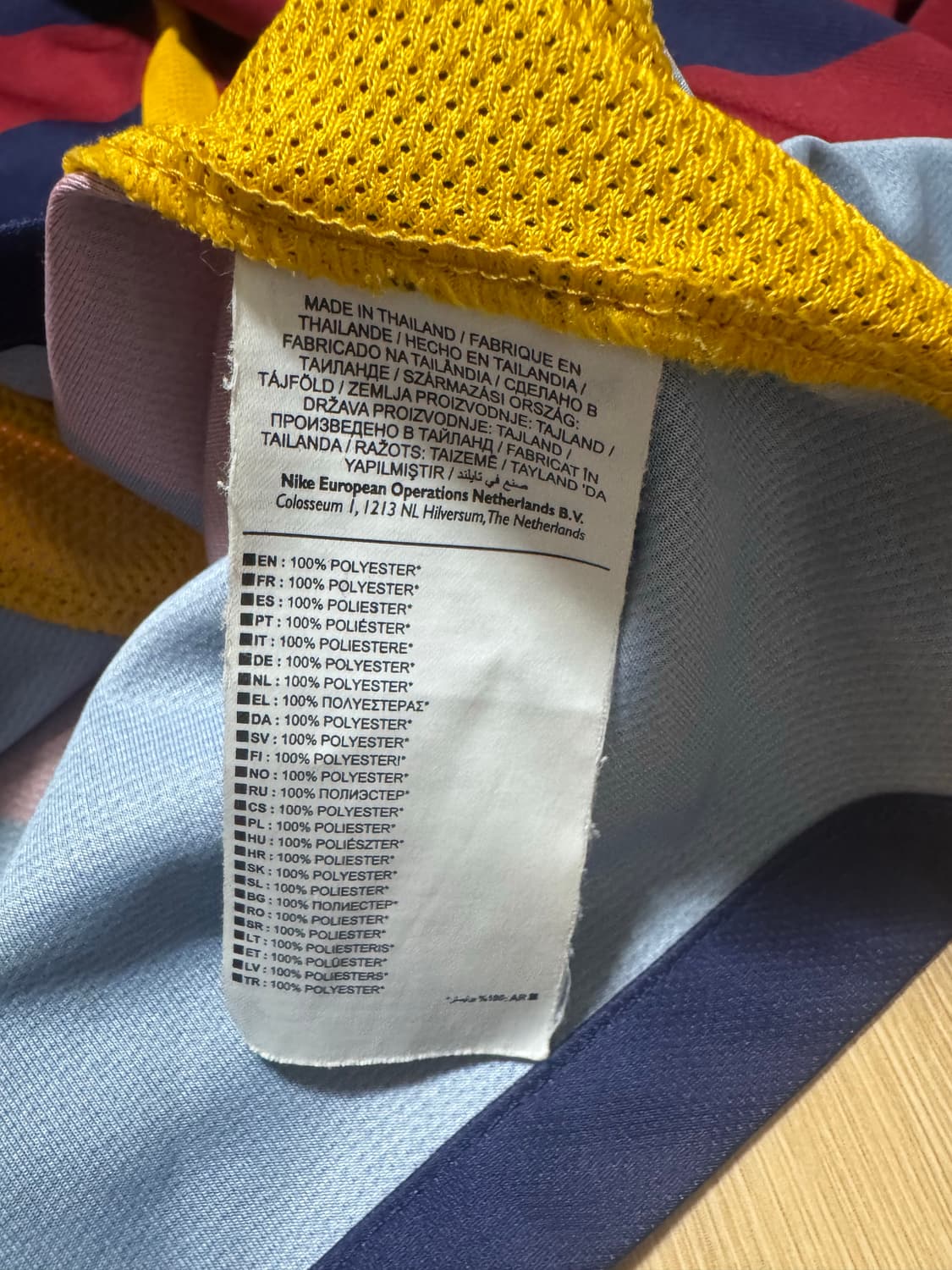 105 나이키 바르셀로나 15-16 네이마르 홈 유니폼 반팔 상품이미지9