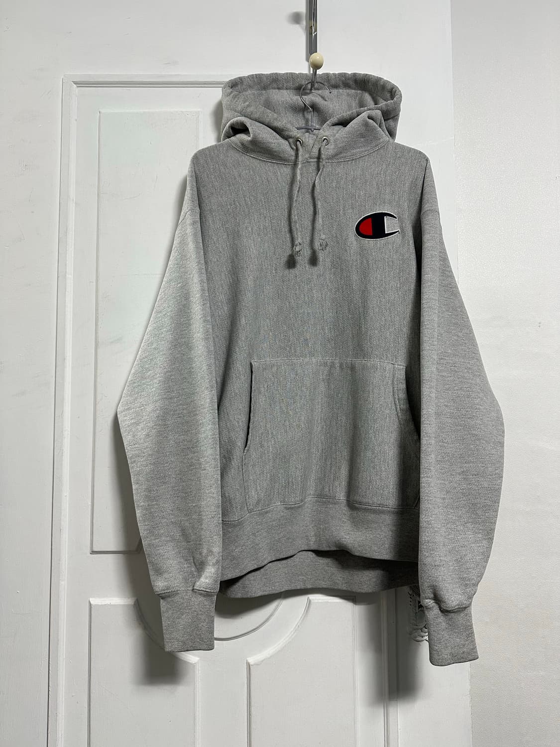 챔피온 리버스위브 빅로고 후드티 상품이미지1