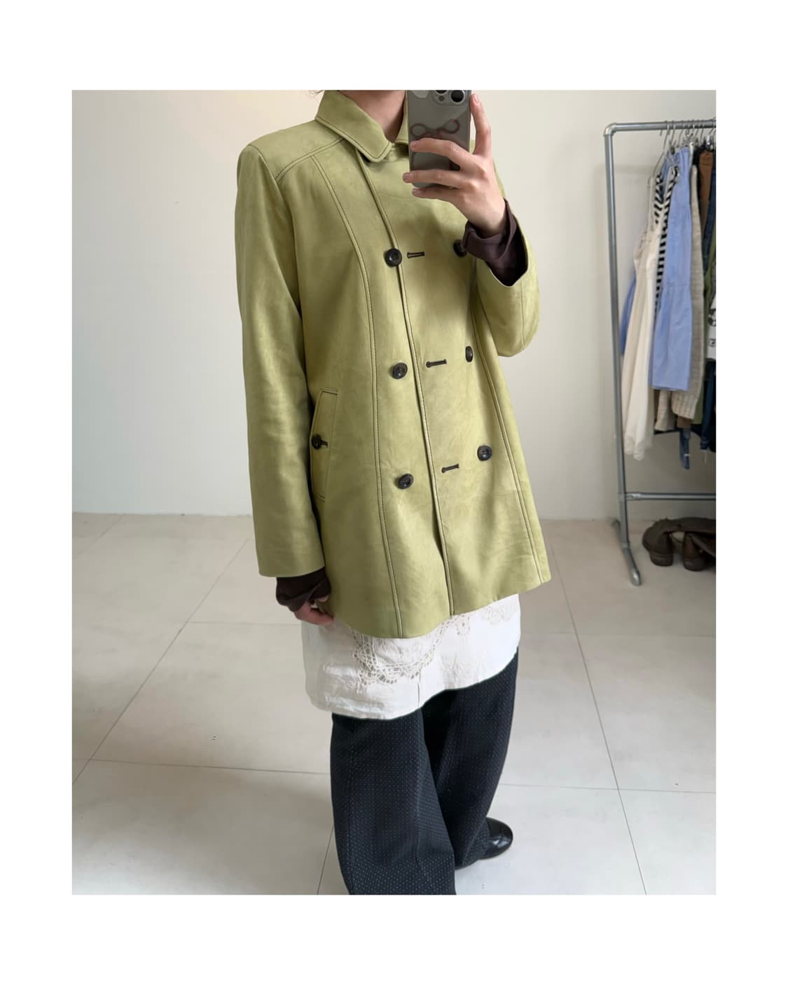 빈티지 스웨이드 자켓 상품이미지1