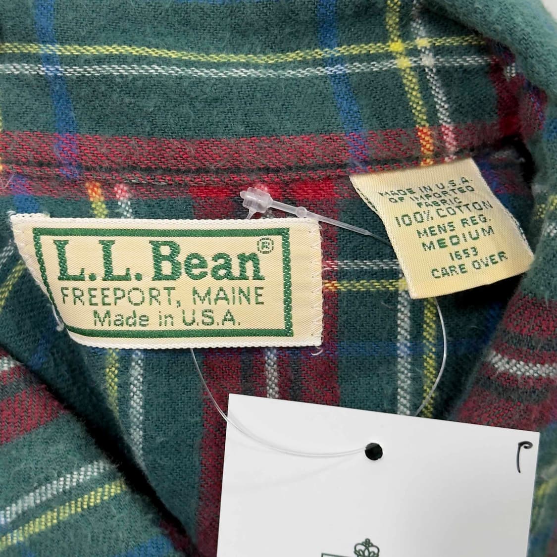 L.L.Bean 엘엘빈 체크 셔츠 USA 상품이미지4