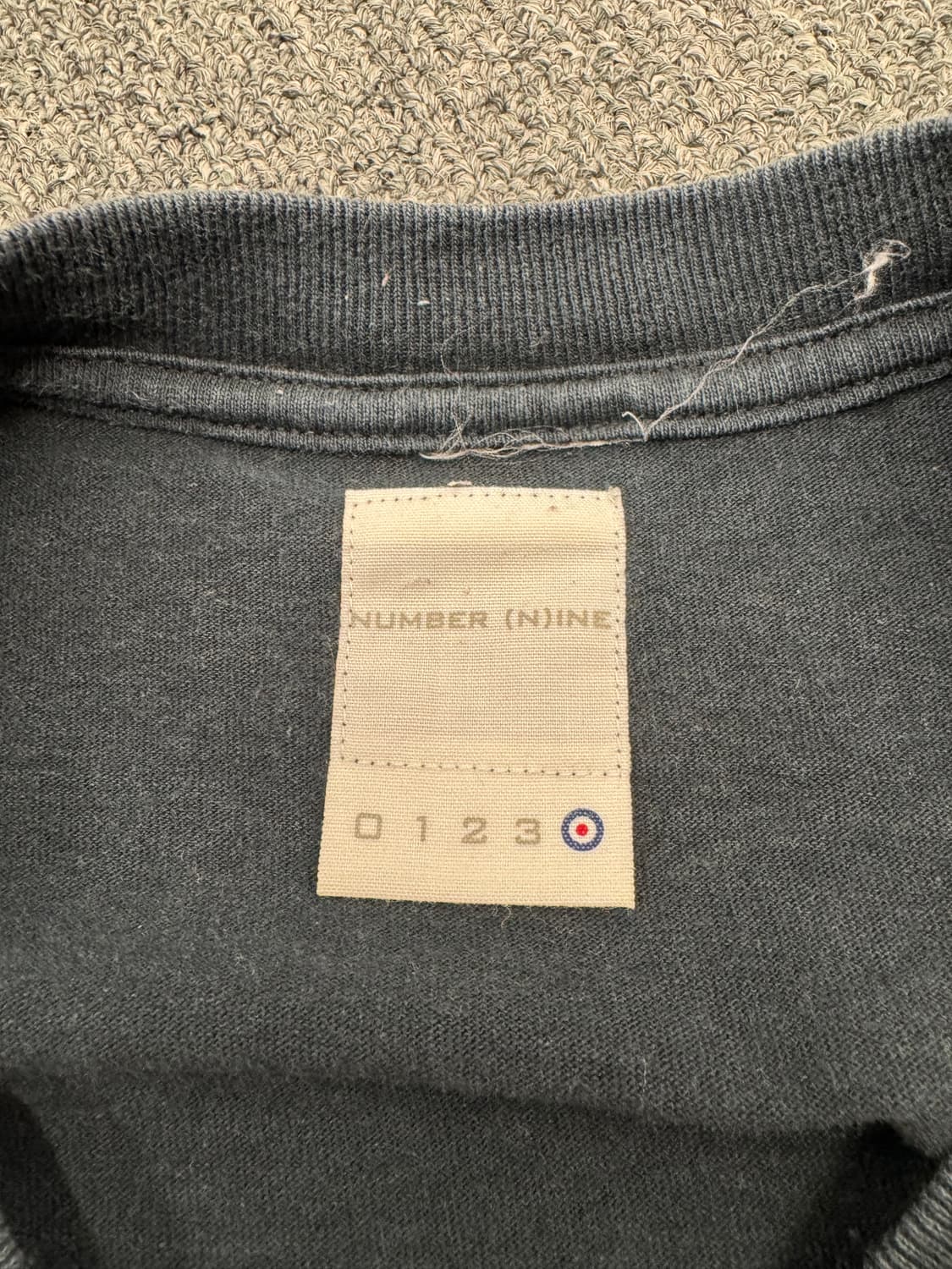 4)Number (N)ine 빈티지 GODSPEED! 프린팅 반팔 상품이미지4